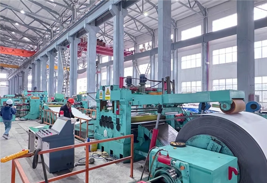 Wuxi TAIDING Stainless Steel Co., Ltd. ligne de production du fabricant
